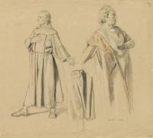 Mönch und Kardinal (Figuren zu Luther und Hieronymus Aleander)