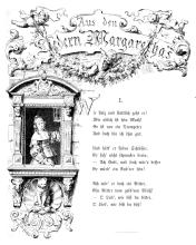 Der Trompeter von Säkkingen - XIV. Stück - Aus den Liedern Margaretha's