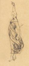 Allegorische Frauenfigur mit Füllhorn