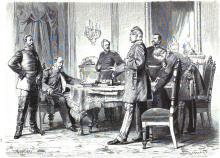 Kriegsrat (eigentlich: Generalsvortrag) in Versailles