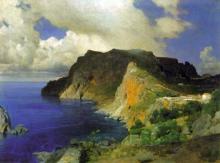 Blick auf die Küste von Capri