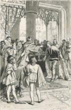 Zwei Illustrationen zu <cite>Jungfrau von Orléans</cite> von Friedrich Schiller