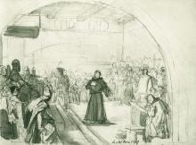 Entwurf zu dem Wandbild <cite>Luther vor dem Reichstag in Worms</cite>