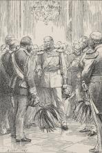 Kaiser Wilhelm I. Cercle haltend