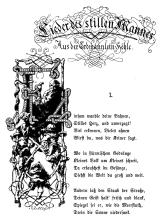 Der Trompeter von Säkkingen - XIV. Stück - Lieder des stillen Mannes aus der Erdmännlein-Höhle