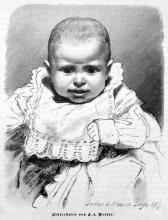 Porträt Hans Anton von Werner als Baby