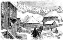 Der Trompeter von Säkkingen - Erstes Stück - Ankunft im Dorf