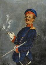 Rauchender Offizier (Grinsender Soldat)