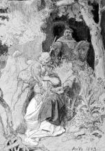 Hl. Genoveva von Brabant in der H&ouml;hle