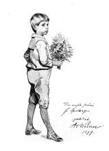 Junge mit Blumenstrauß (Prinz Wilhelm von Preußen)