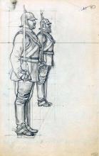 Zwei Figuren (Garde du Corps)