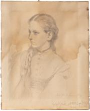 Bildnis von Sigrid Gude, der Tochter des Malers Hans Frederik Gude