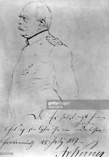 Zeichnung Fürst Bismarcks im Profil