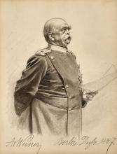 Fürst Bismarck am Bundesratstisch - Skizze