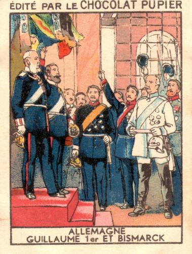 Werbebild der Chocolat Pupier-Marke