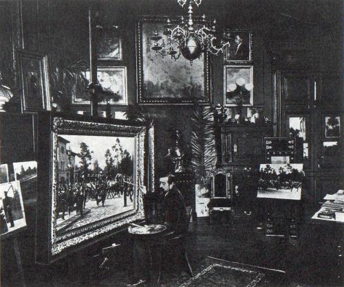 Zander & Labisch: Anton von Werner in seinem Atelier