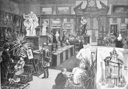 H.Vogel - Der Ausstellungssaal der deutschen Kunst auf der Pariser Weltausstellung 1878