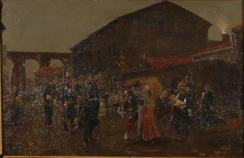 Kopie des Gemäldes Kriegsgefangen (Oktober 1870)