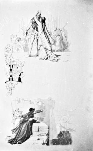 Drei Illustrationen zu <cite> Der Cid. Nach spanischen Romanzen</cite> von Johann Gottfried Herder