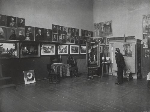 Hermann Boll: Anton von Werner in seinem Atelier