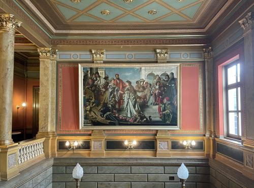 Dr. Bartmann: <cite>La Festa</cite> in dem von der Wiesbadener Casino-Gesellschaft unterhaltenen Palais Friedrichstraße